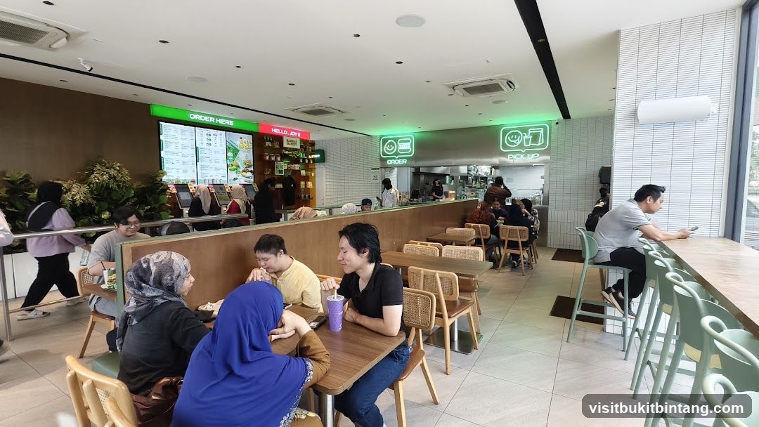 Restaurant Interior with Customers