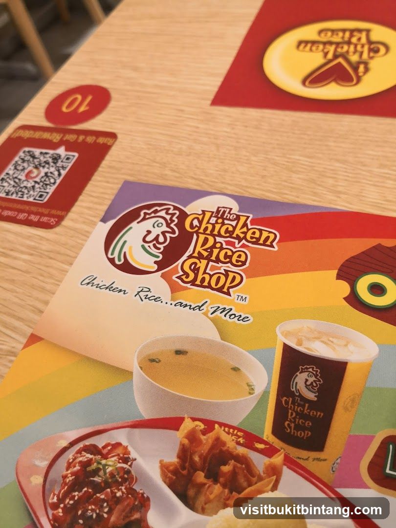 The Chicken Rice Shop Menu
