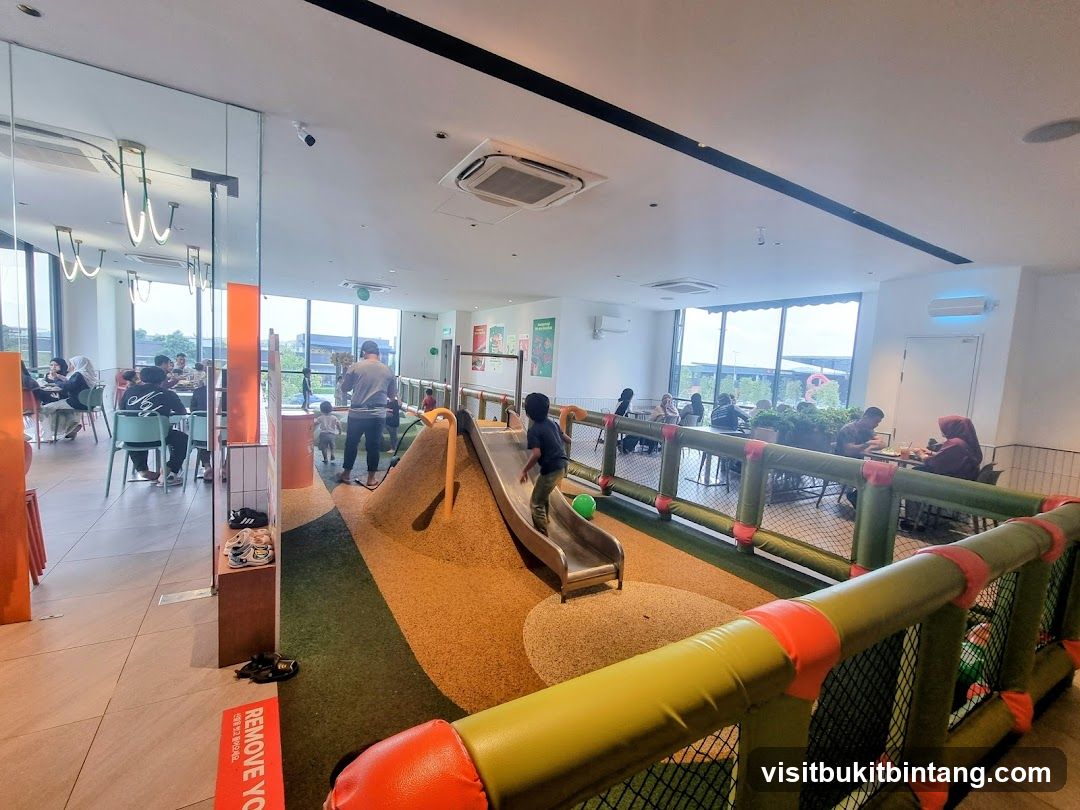 Indoor Playground and Dining Area