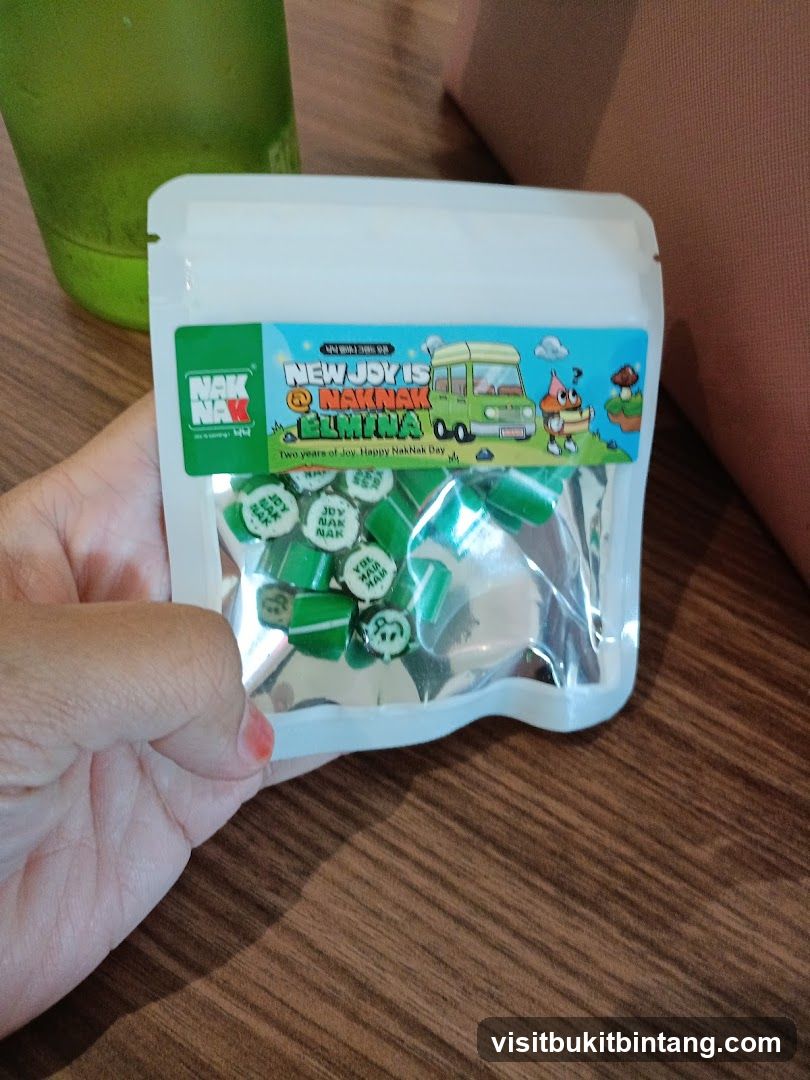 Bag of Nak Nak candies