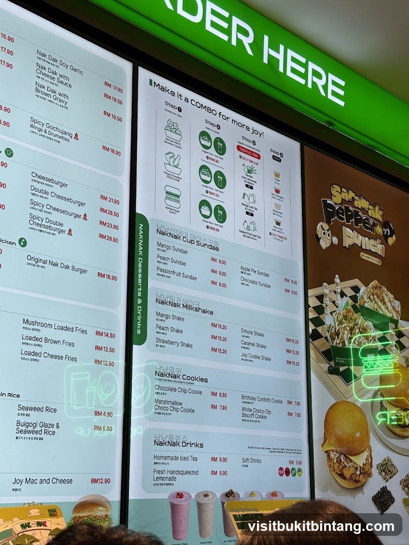 NakNak Menu