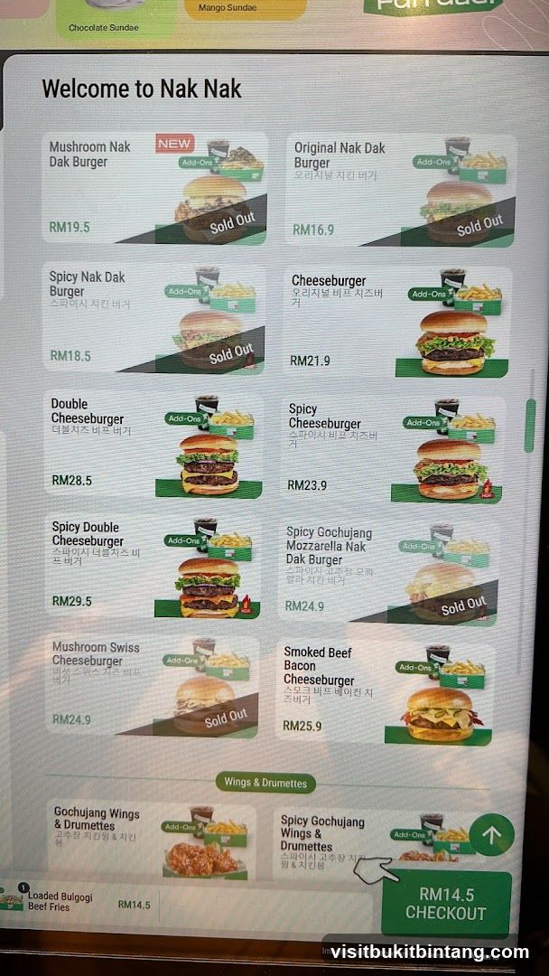 Nak Nak Menu