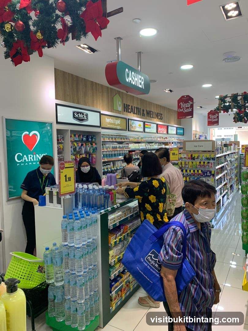 Pharmacy Interior with Shoppers