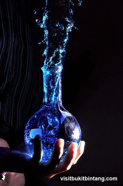 Blue Liquid Splash