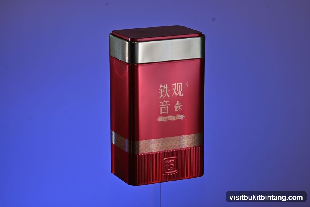 Red Tea Tin