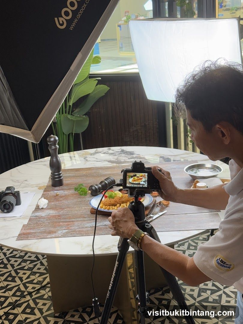 Food Photography Setup