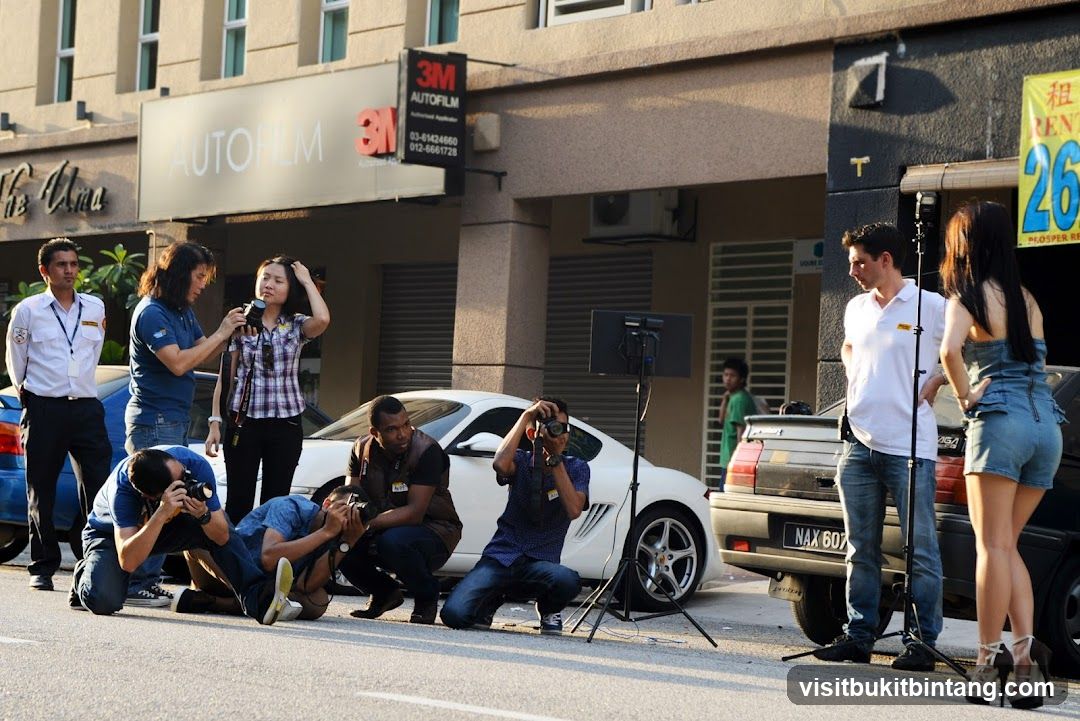 Photoshoot in progress