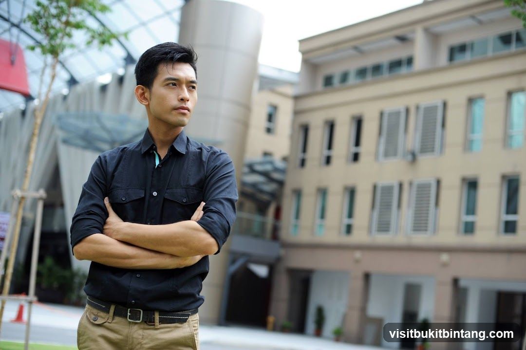 Man posing outdoors