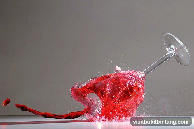 Shattered Wine Glass