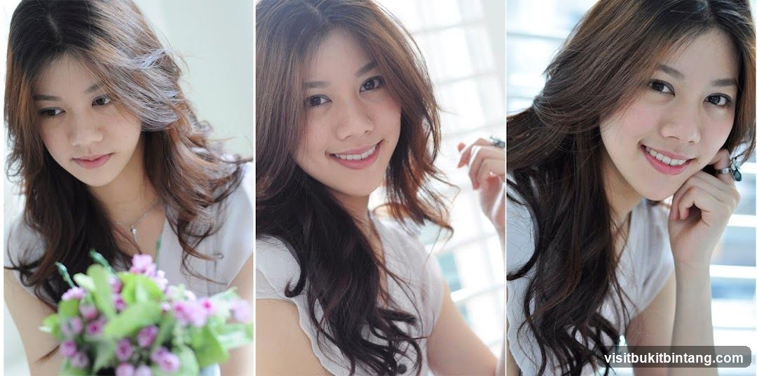 Collage of a young woman