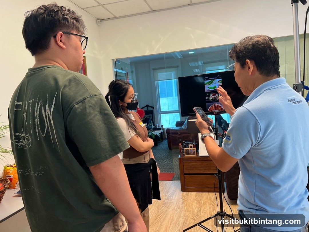 People looking at a screen