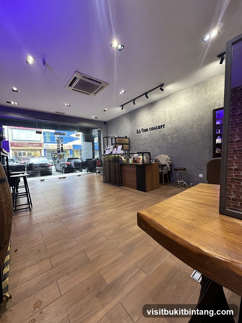 Interior of a modern cafe