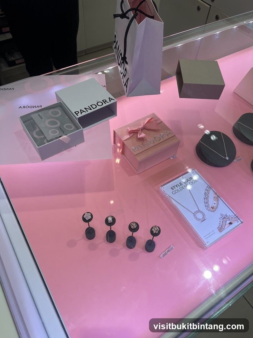 Pandora Jewelry Display