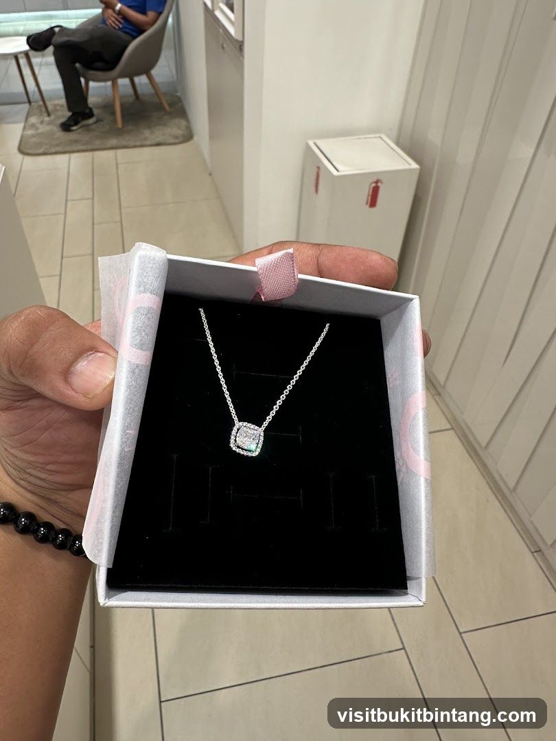 Necklace in a box
