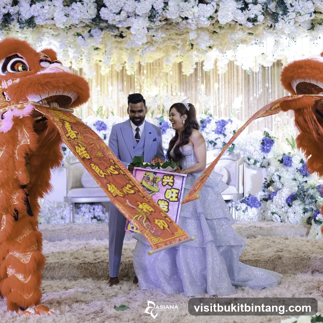 Wedding Ceremony with Lion Dance