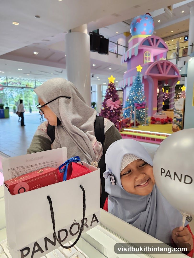 Pandora Shopping Bag and Balloon