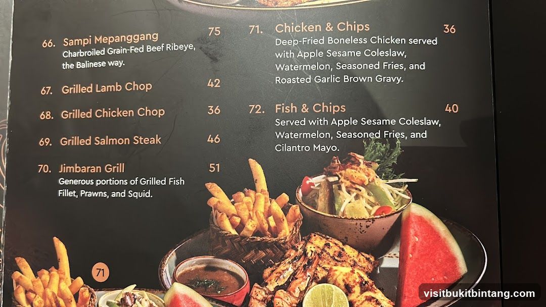 Menu Items