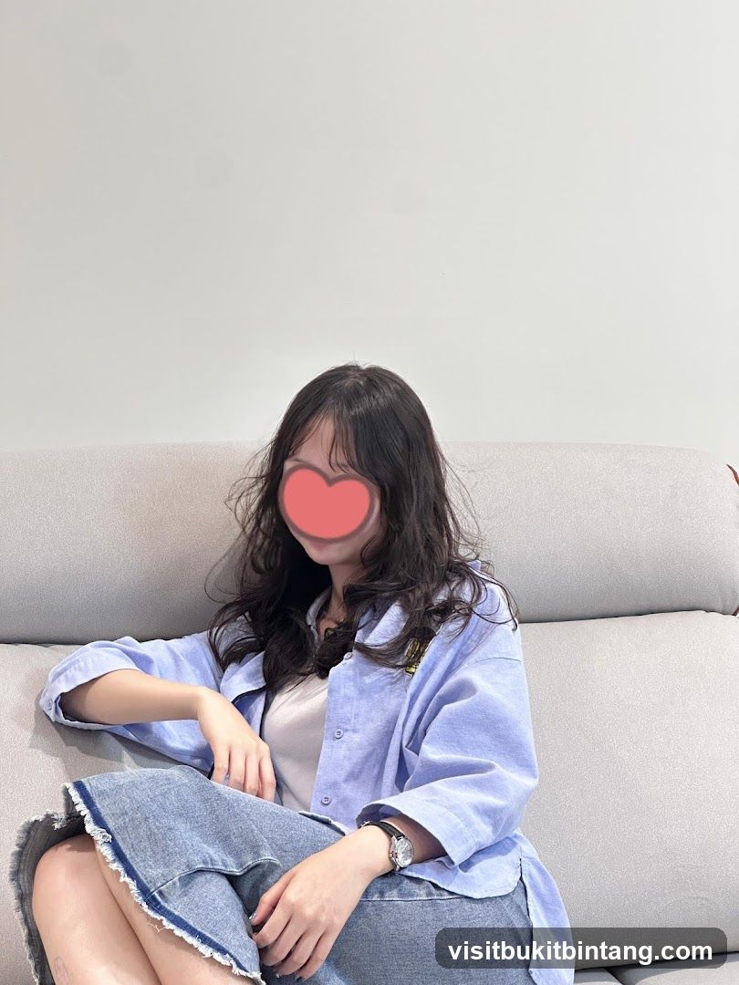 Woman on a couch