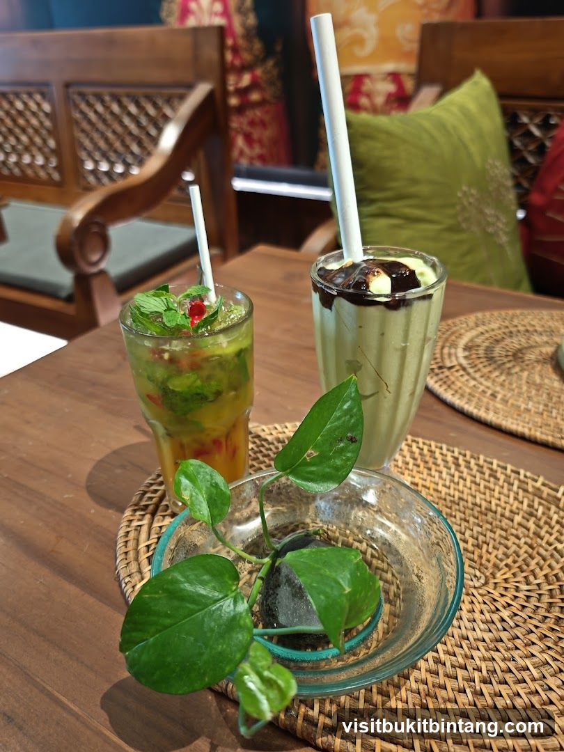 Two refreshing drinks on a table