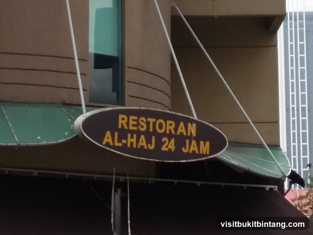Restoran Al-Haj 24 Jam Sign