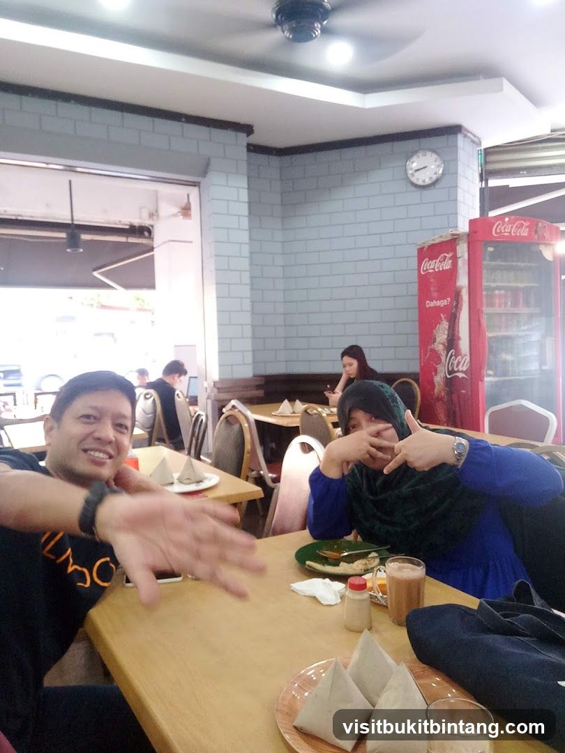 Diners at a restaurant