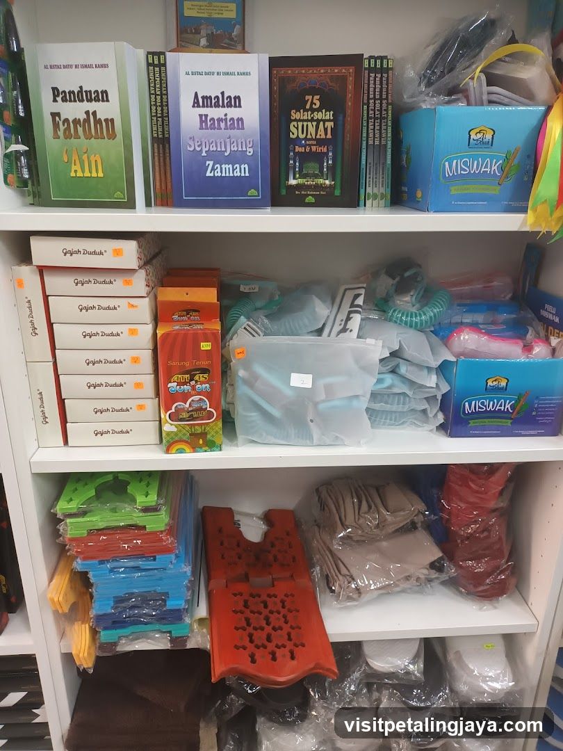 Religious and Islamic Supplies Store Interior