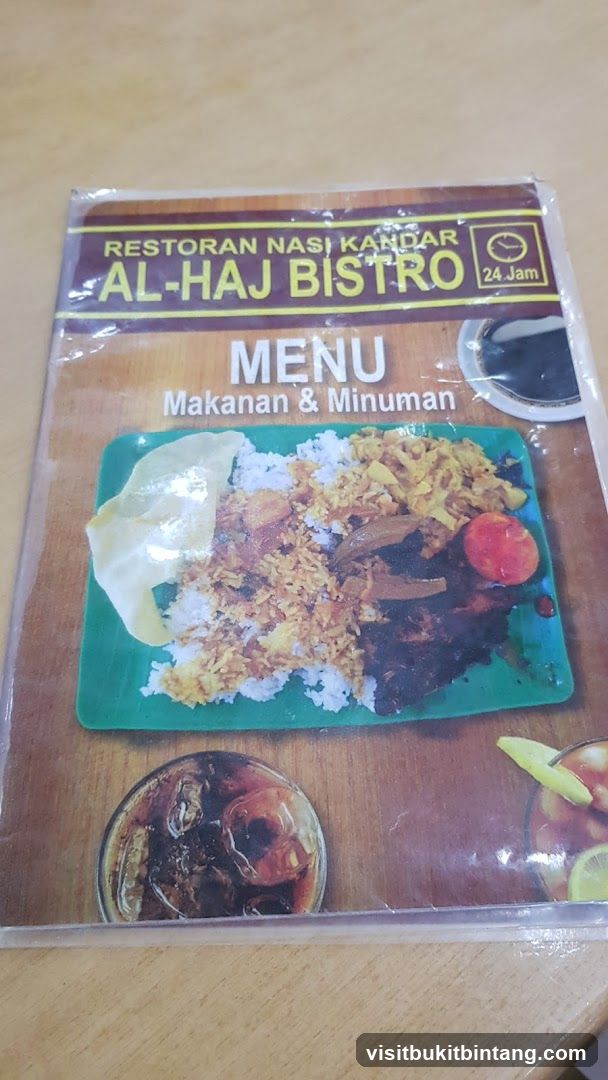 Al-Haj Bistro Menu