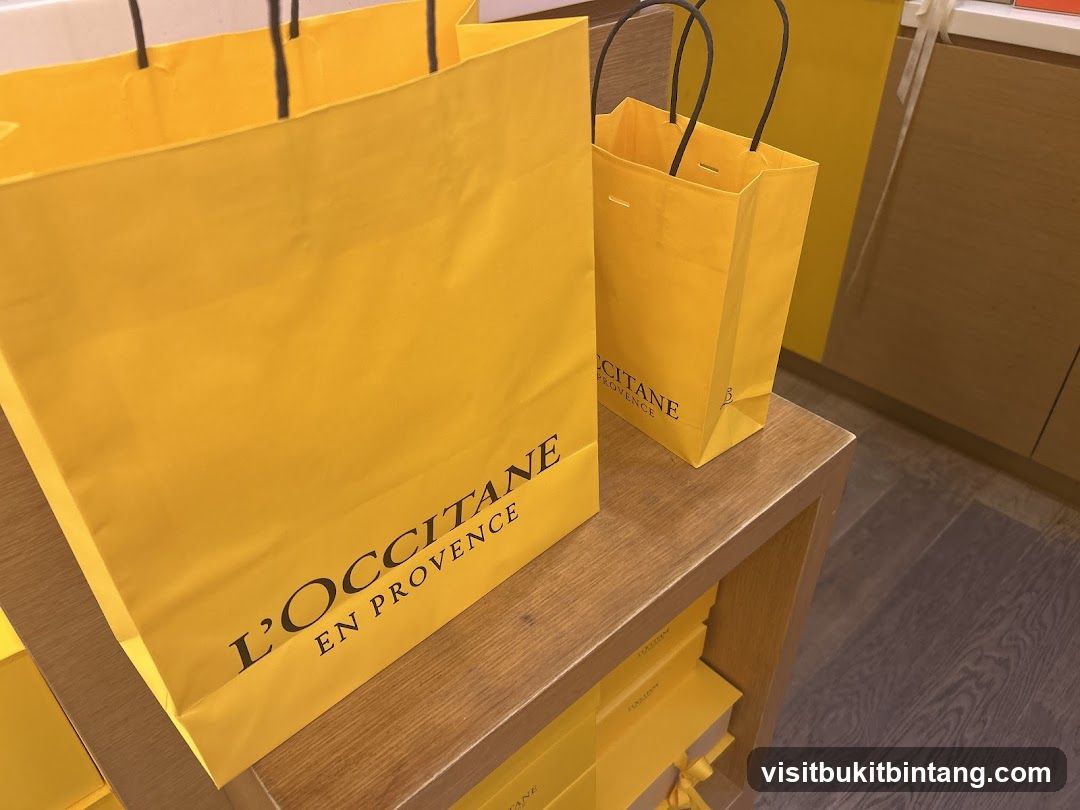 L'Occitane Shopping Bags