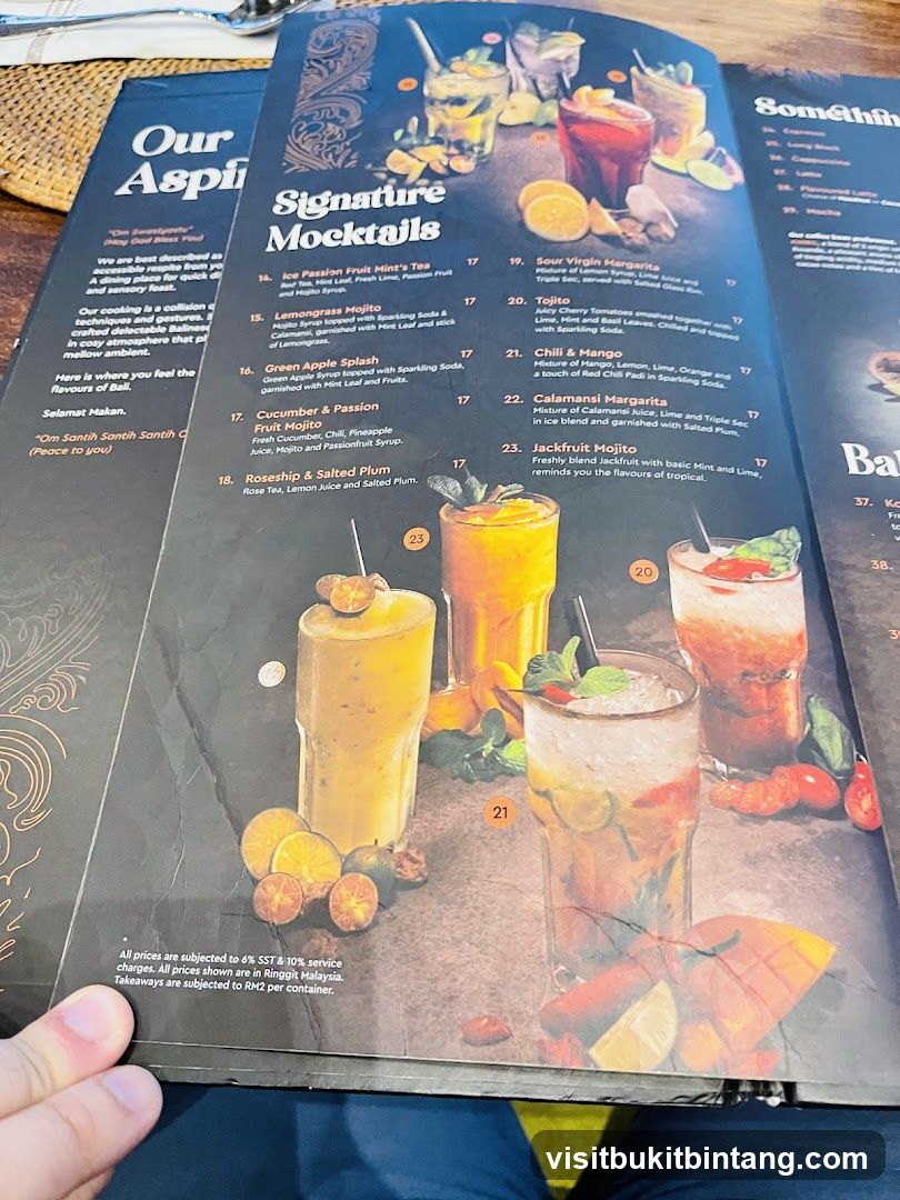 Signature Mocktails