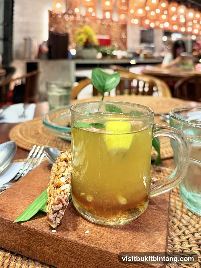 Hot Drink with Garnish