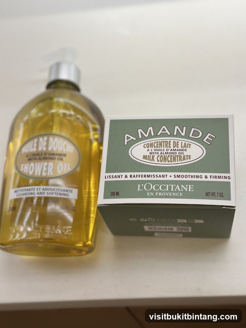 L'Occitane Almond Shower Oil and Milk Concentrate