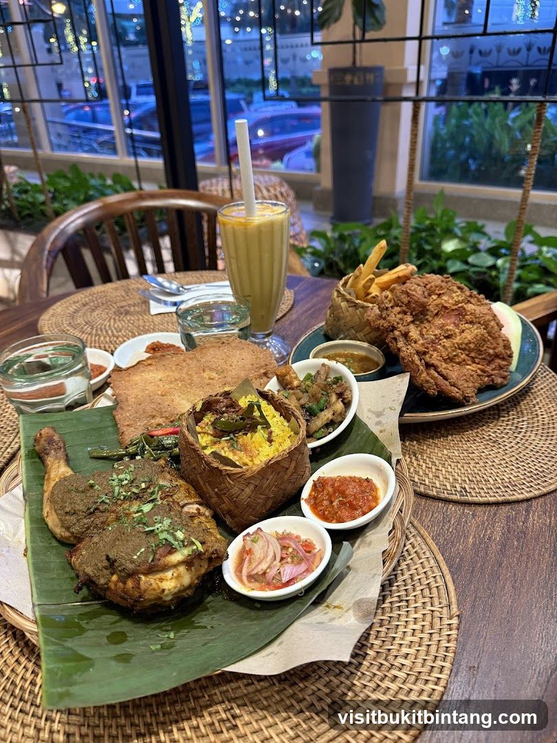 Meal with Fried Chicken and Rice