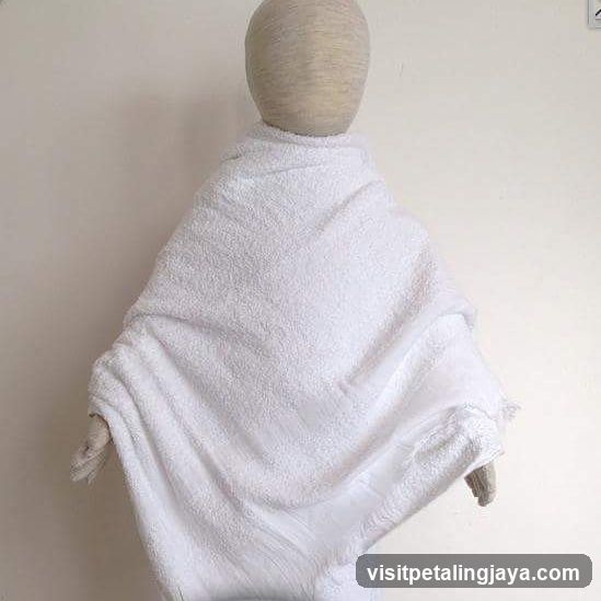White Towel on Mannequin