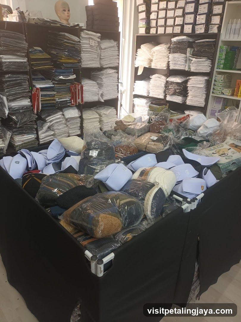 Stockroom or Retail Display of Socks and Apparel