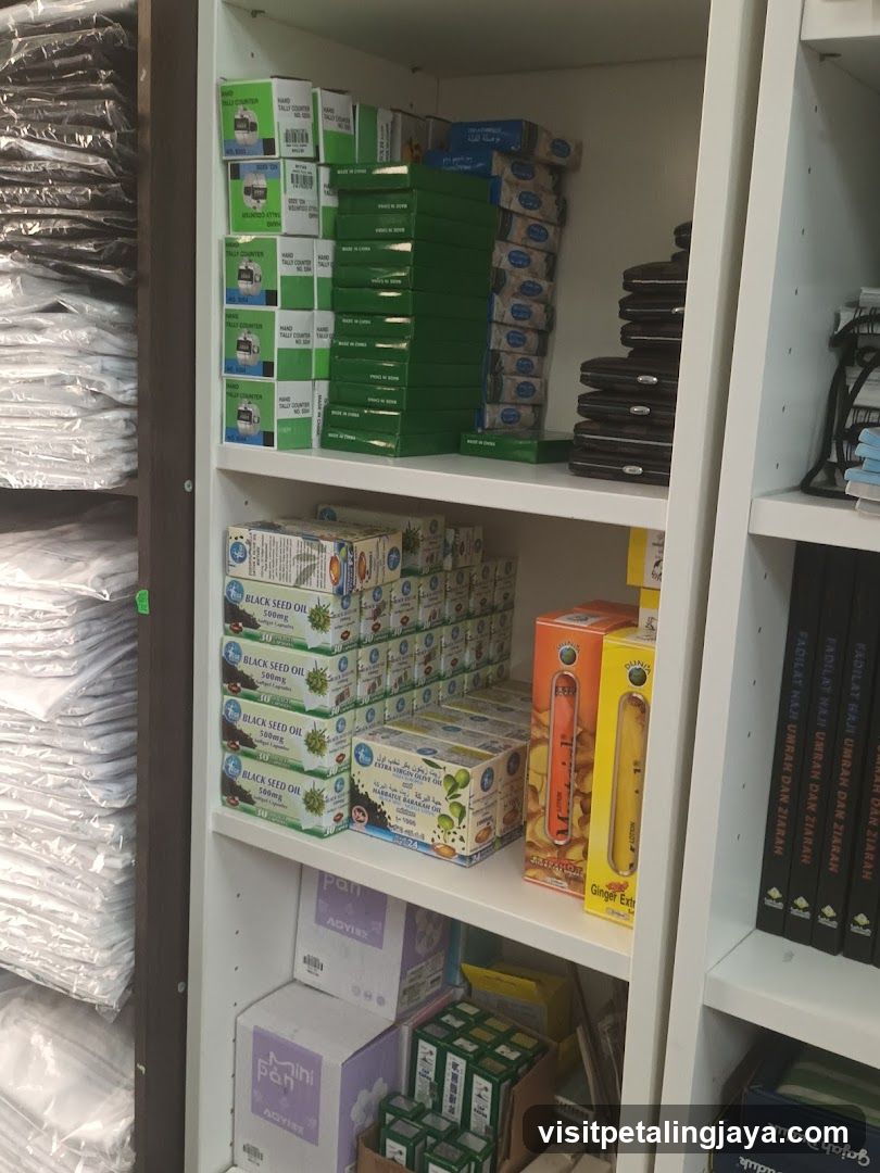 Shelved Products in Store Interior