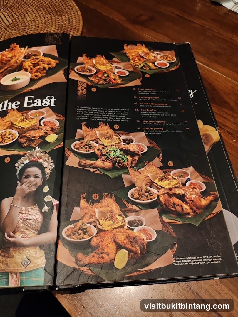 The East Signature Dishes