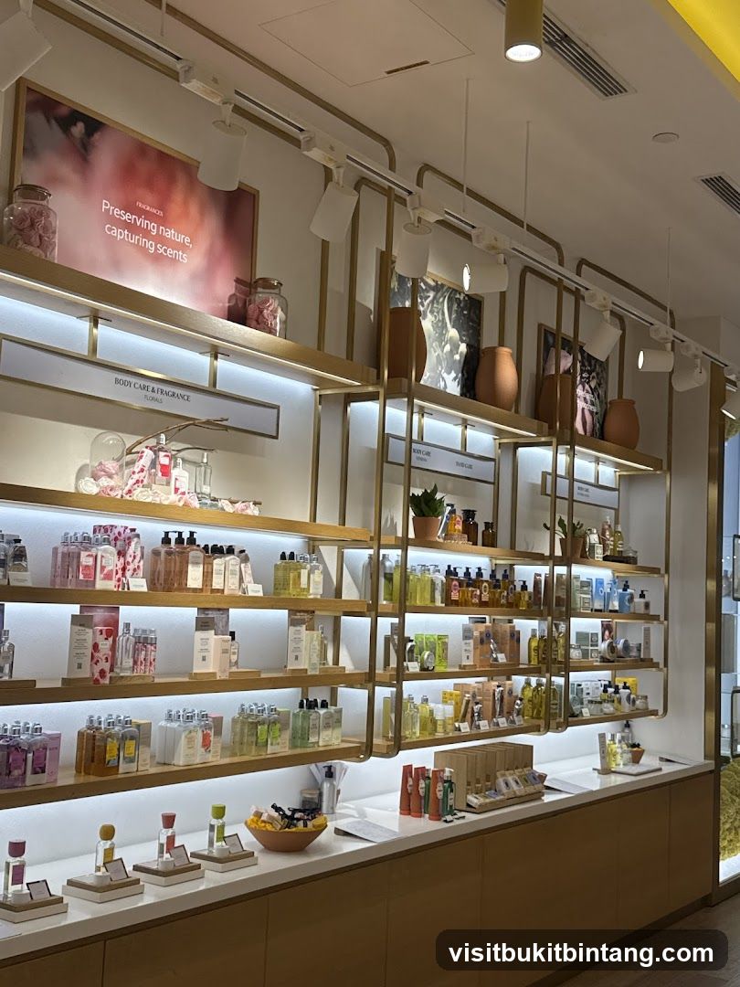 Body Care and Fragrance Store Interior
