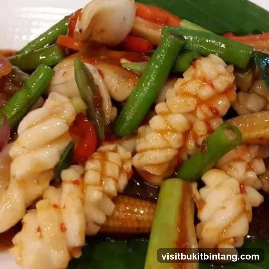 Stir-fried Squid with Vegetables