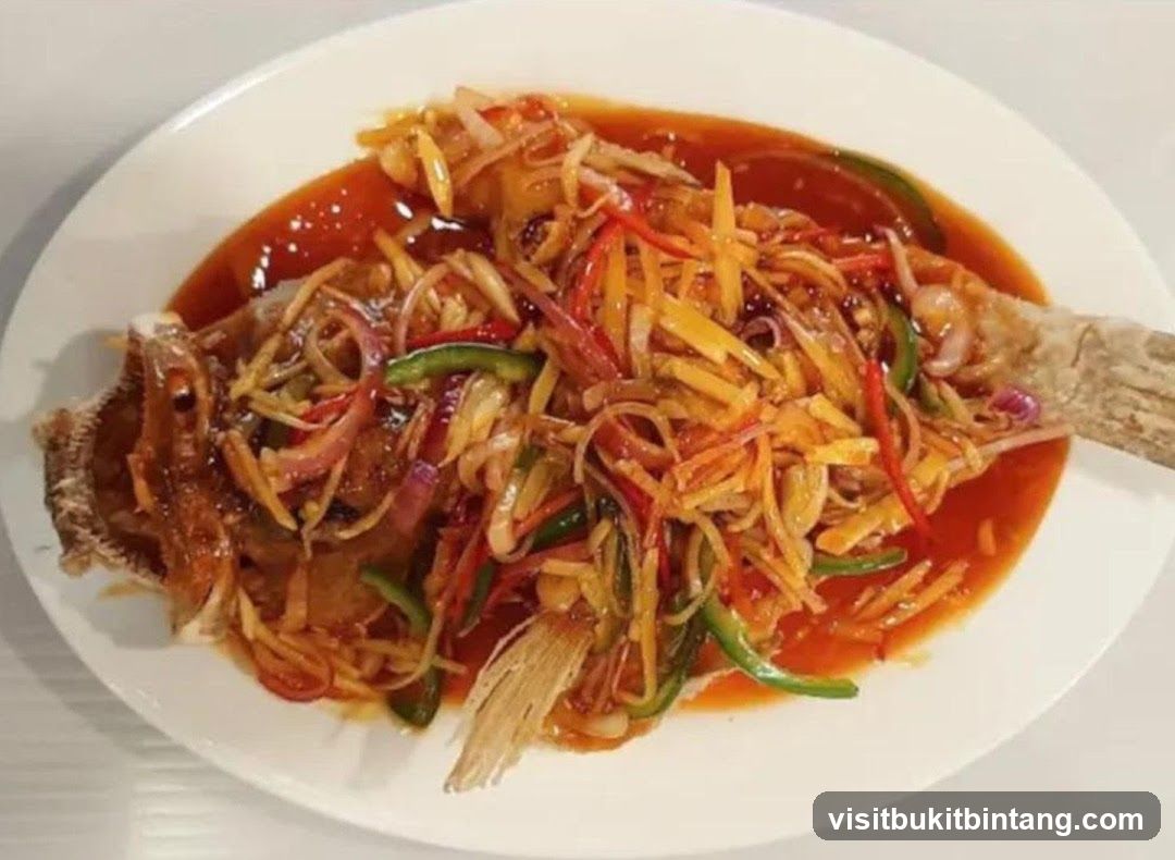 Whole Fried Fish with Sweet and Sour Sauce