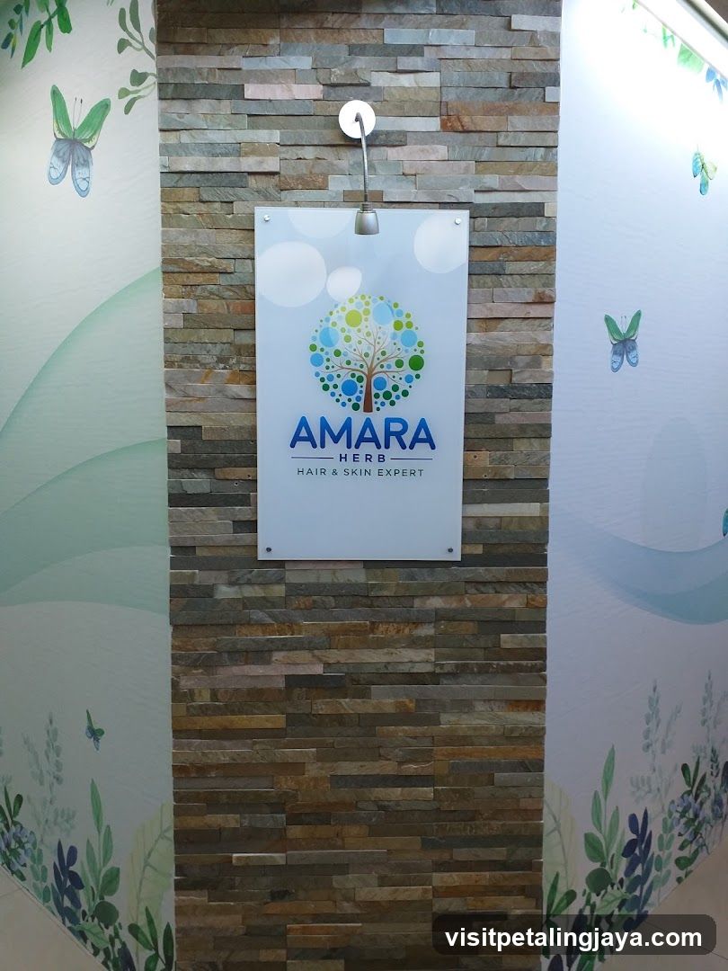 Amara Herb Hair & Skin Expert Signage