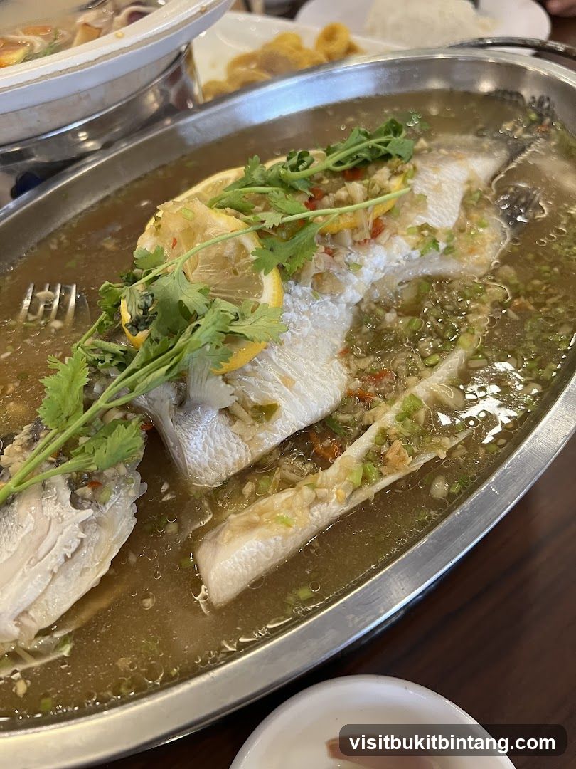 Steamed Fish with Lime and Chili