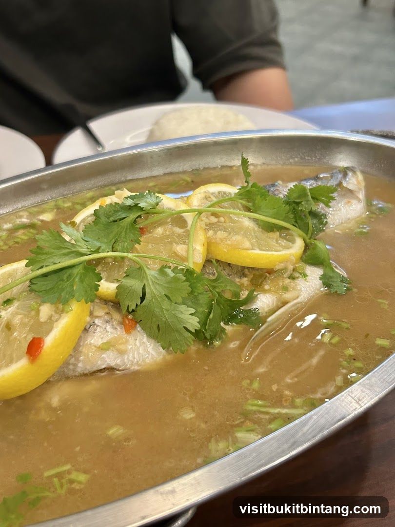 Steamed Fish with Lemon and Cilantro