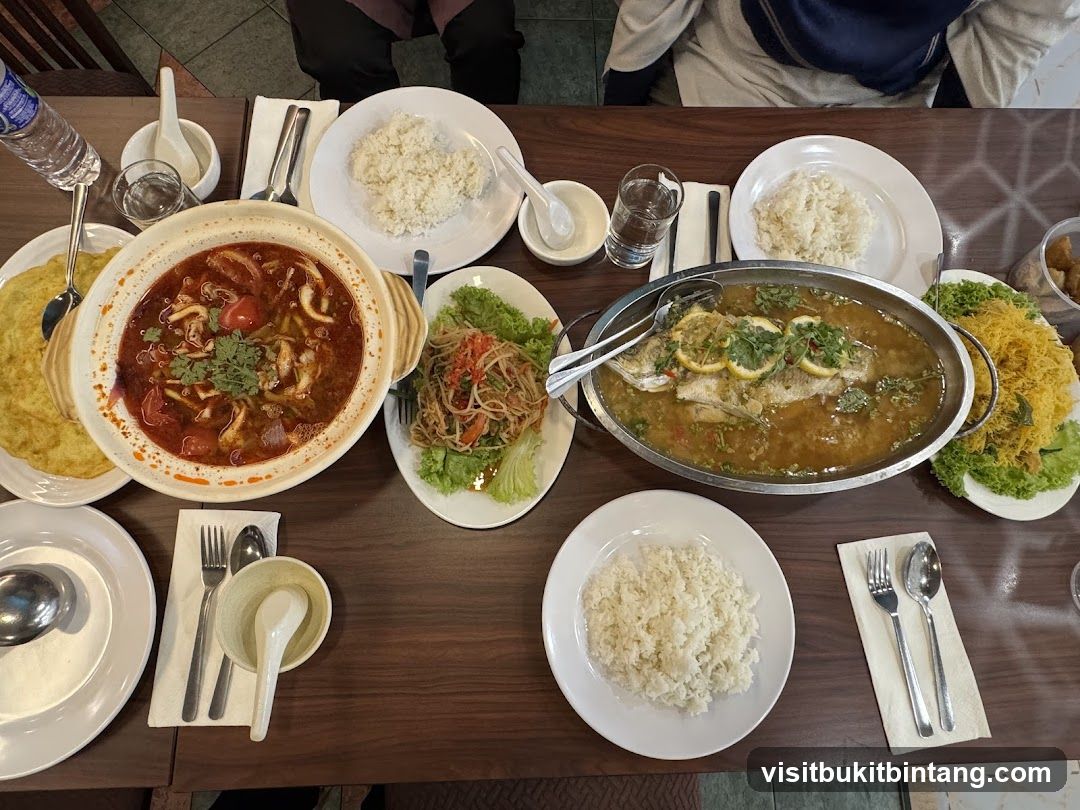 Thai Food Spread