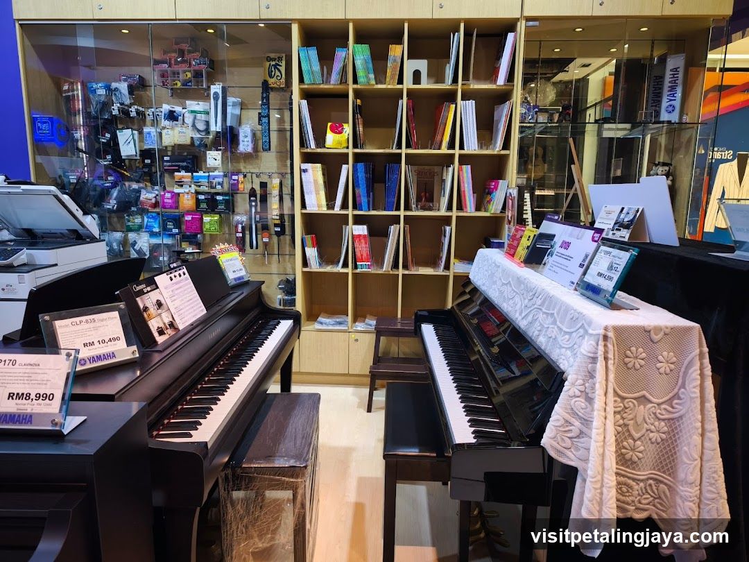 Piano Shop Interior