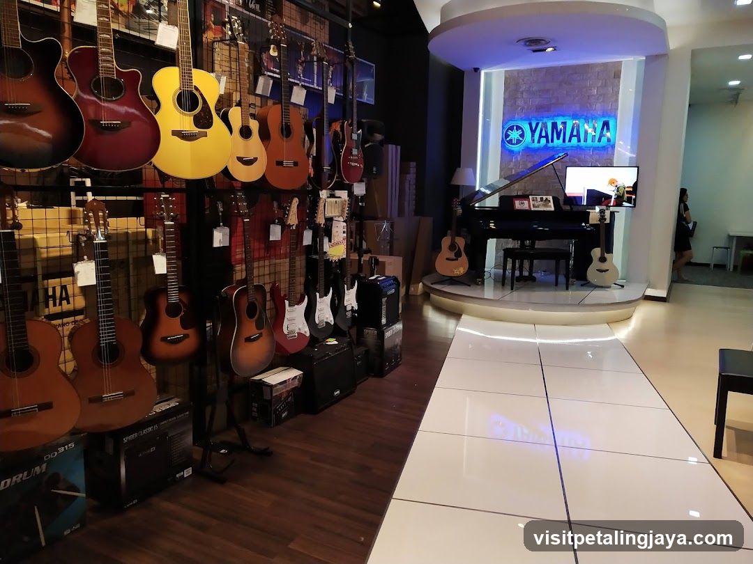 Yamaha Music Store Interior
