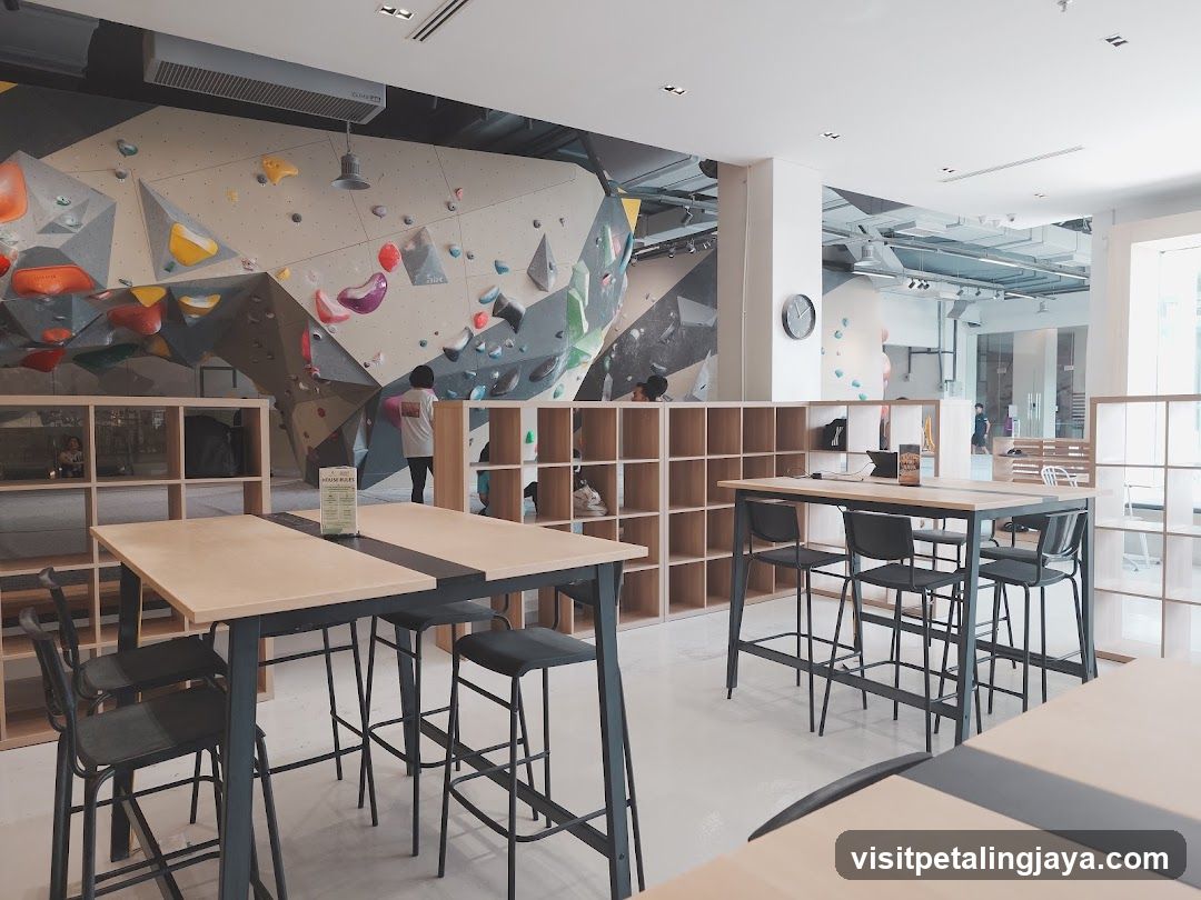 Indoor Bouldering Gym Interior