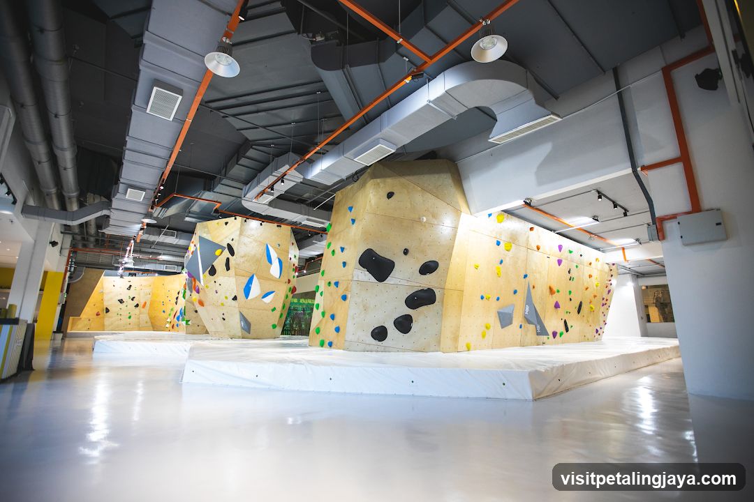 Indoor Climbing Gym Interior