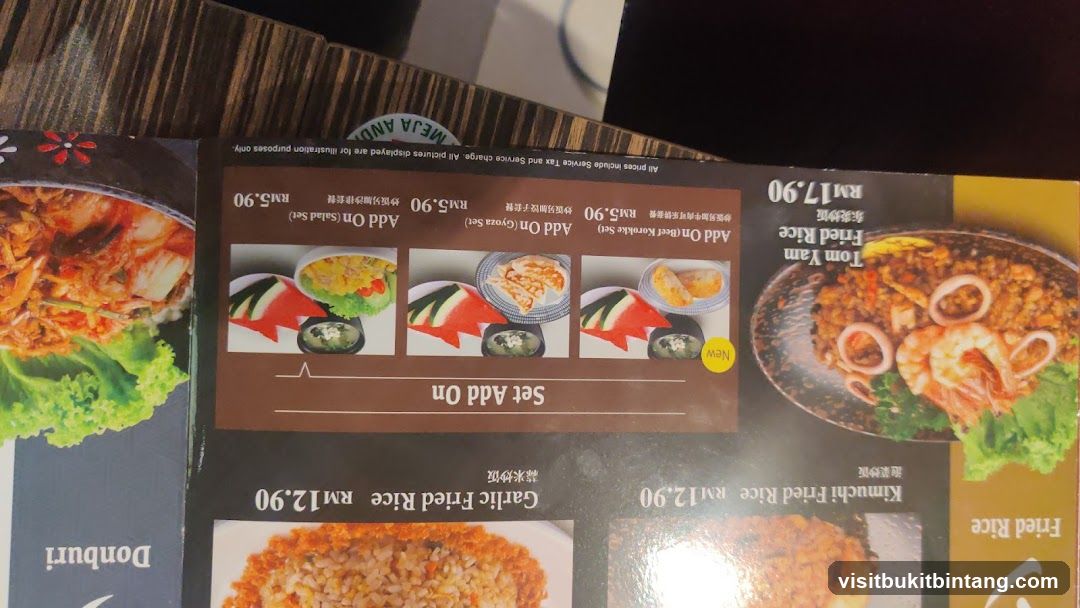 Menu Items