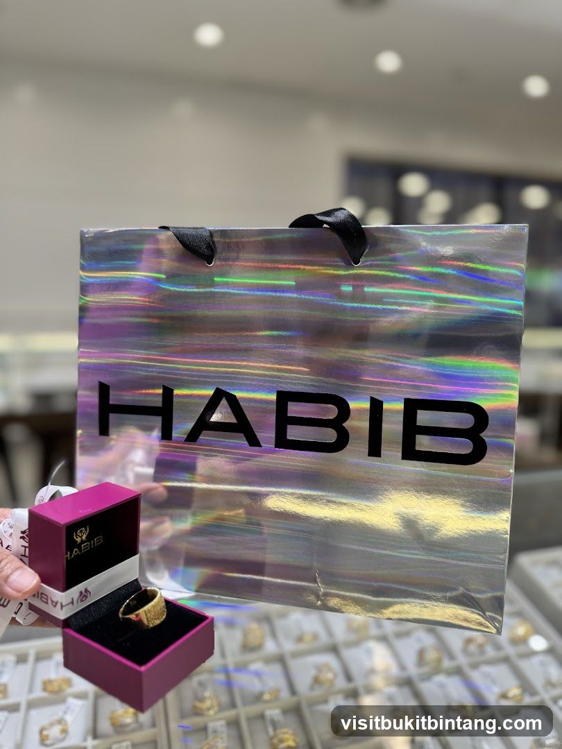 Habib Shopping Bag and Ring