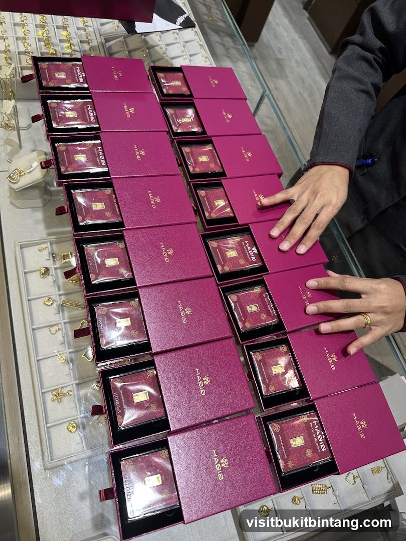 Gold Bars in Presentation Boxes